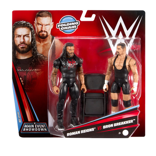 2026 WWE Mattel Main Event Showdown Series 28 Roman Reigns vs. Bron Breakker