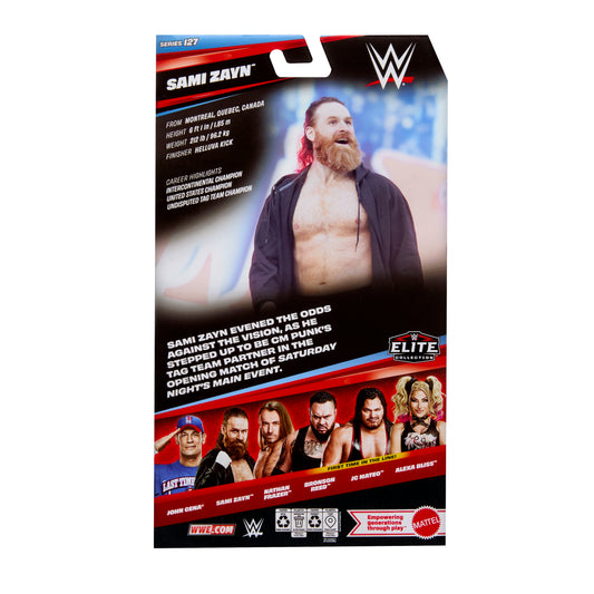 2026 WWE Mattel Elite Collection Series 127 Sami Zayn