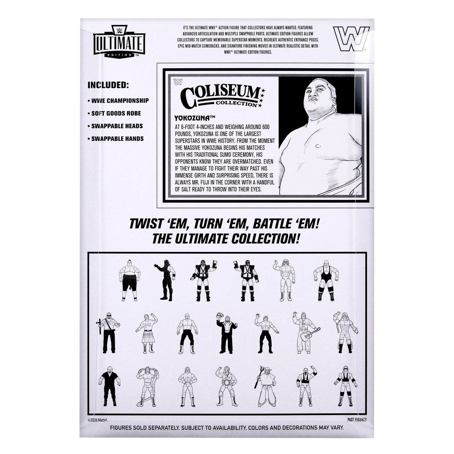 2026 WWE Mattel Ultimate Edition Coliseum Collection Yokozuna [Exclusive]