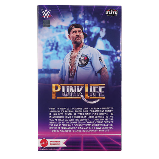 2026 WWE Mattel Elite Collection Mattel Creations Exclusive "Punk Life" CM Punk