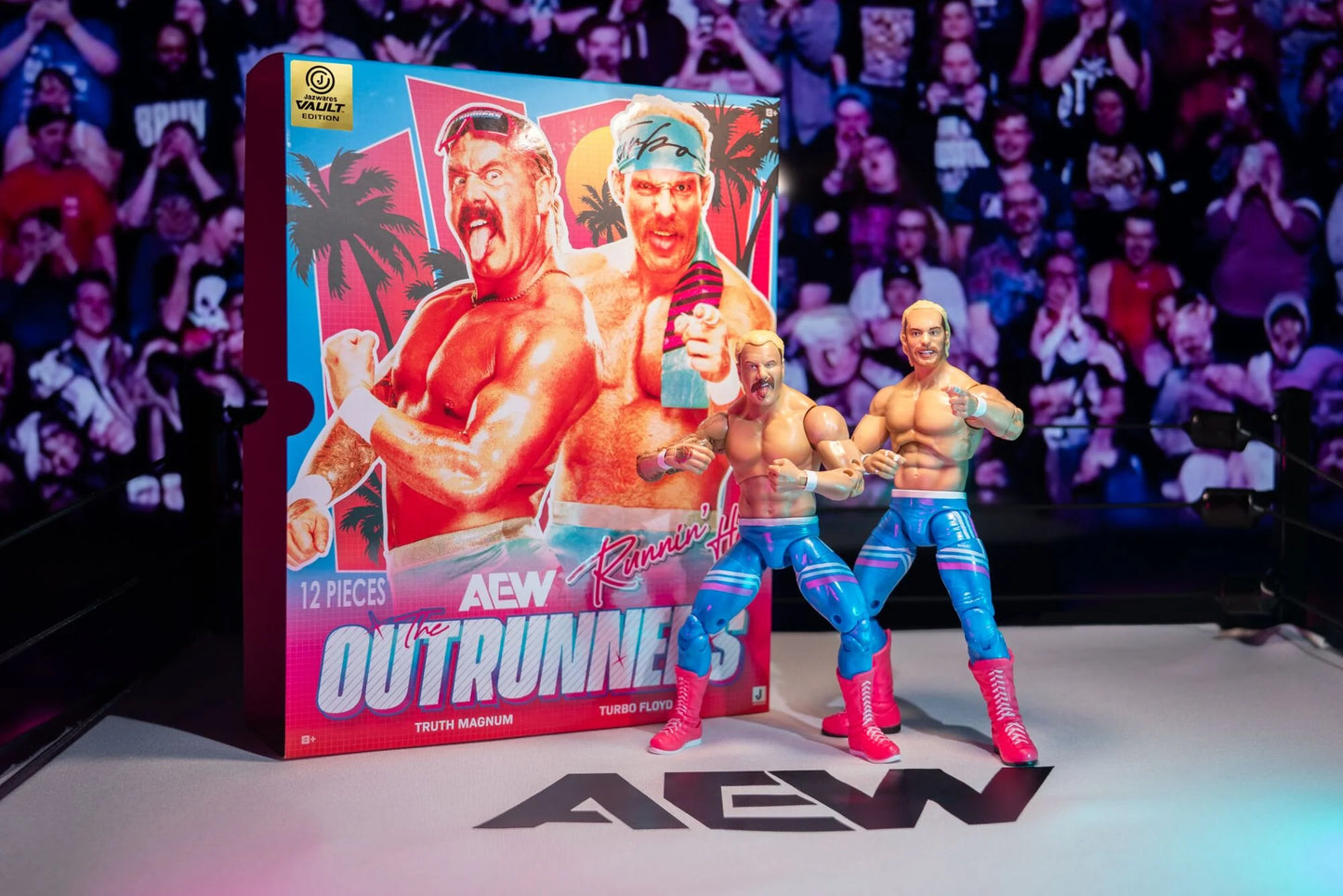 2026 AEW Jazwares Vault Exclusive The Outrunners 2-Pack: Turbo Floyd & Truth Magnum