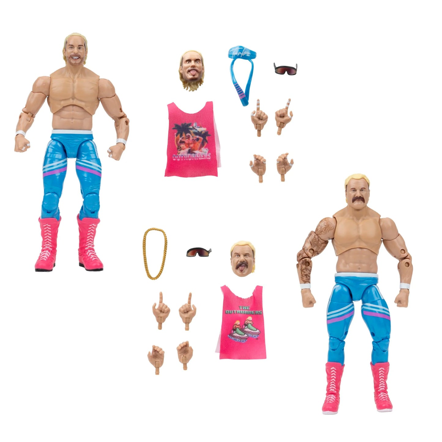 2026 AEW Jazwares Vault Exclusive The Outrunners 2-Pack: Turbo Floyd & Truth Magnum
