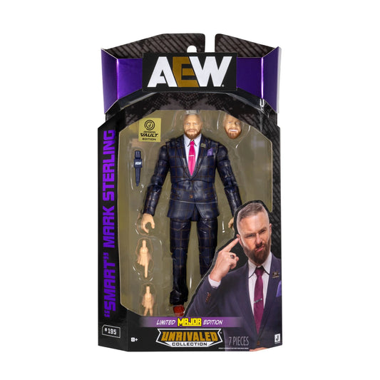 2026 AEW Jazwares Unrivaled Series #195 "Smart" Mark Sterling [MAJOR Limited Edition]