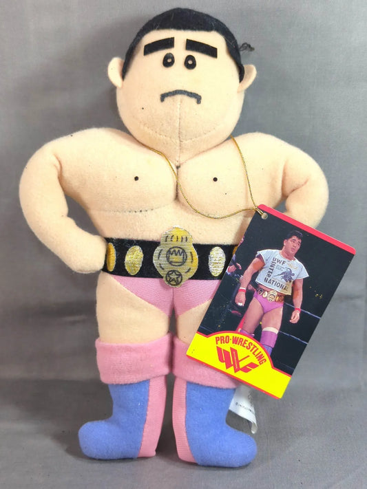 1990s Universal Wrestling Federation Roller Tron All-Star Series Plush Wrestlers Nobuhiko Takada