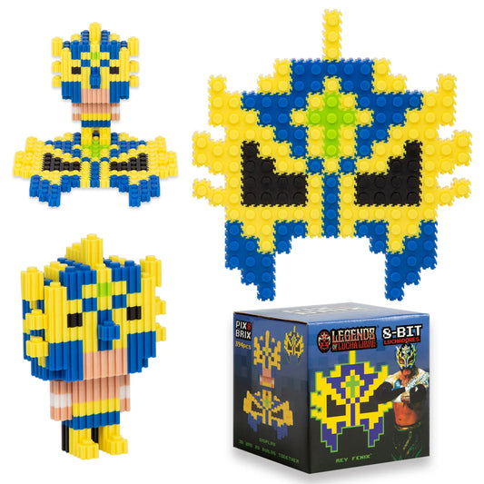 2019 Pix Brix Legends of Lucha Libre 8-Bit Luchadores Rey Fenix
