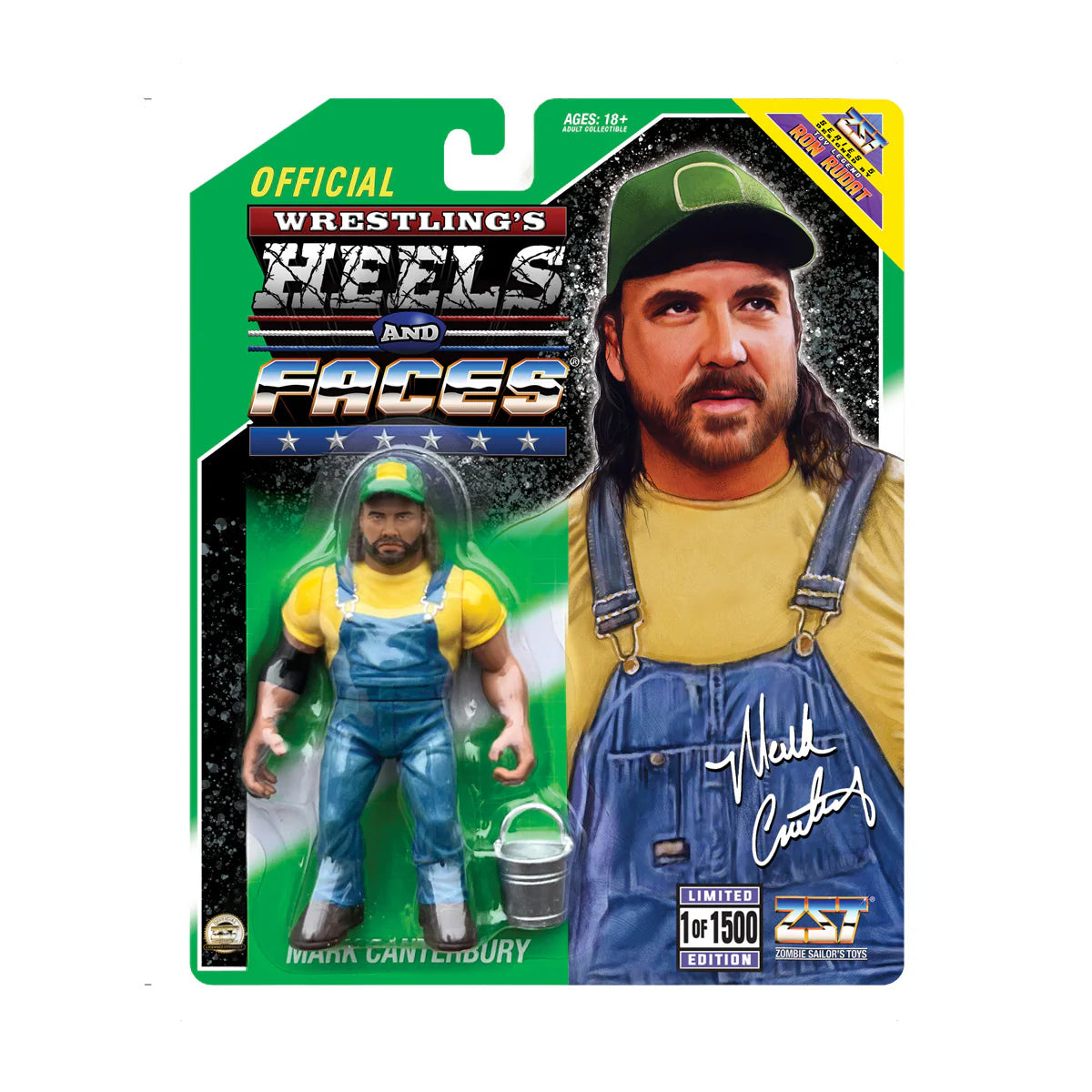 2026 Zombie Sailor's Toys Wrestling's Heels & Faces Series 5 Mark Canterbury [Henry O. Godwinn]