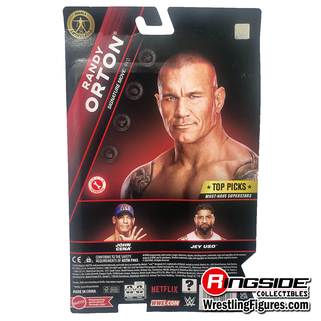 2025 WWE Mattel Main Event Series Top Picks Randy Orton