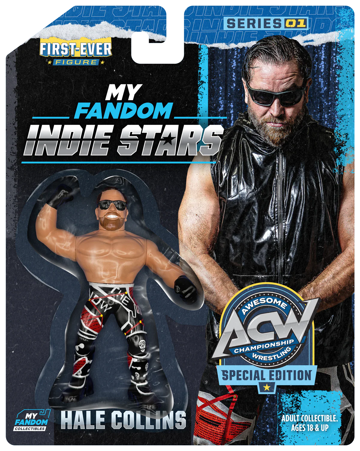 My Fandom Collectibles Indie Stars Series 1 Hale Collins [Red & Black]