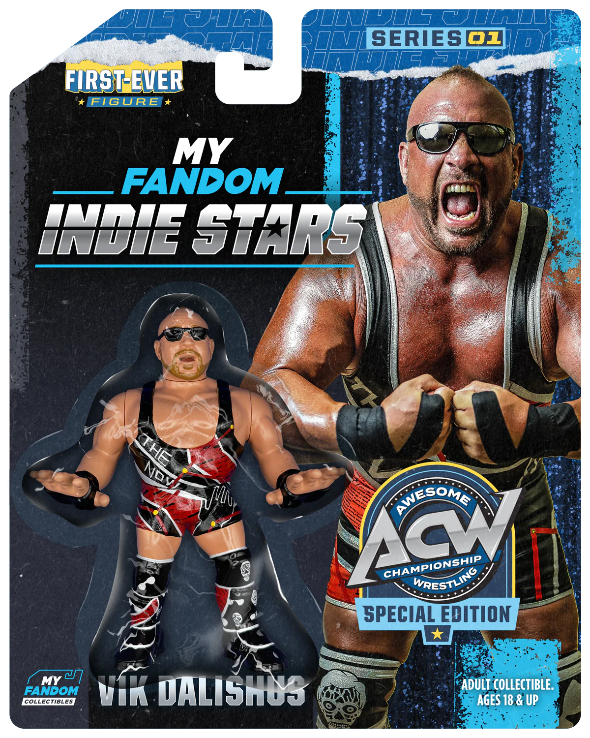 My Fandom Collectibles Indie Stars Series 1 Vik Dalishus [Red & Black]