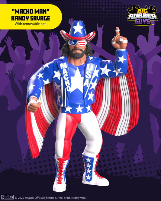 2025 MAJOR Big Rubber Guys Limited Edition "Macho Man" Randy Savage