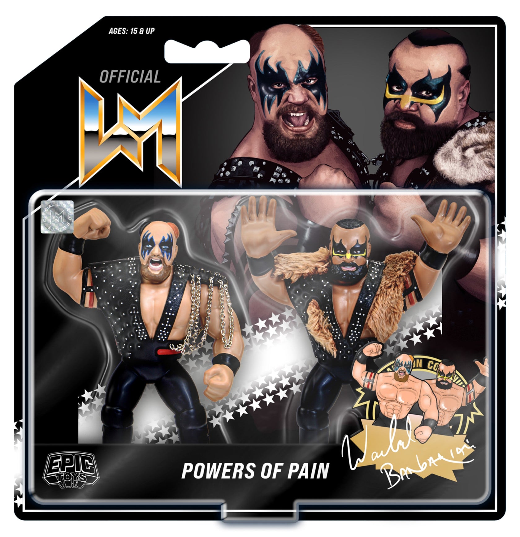 2024 Chella Toys [Epic Toys] Wrestling Megastars Powers of Pain 2-Pack ...