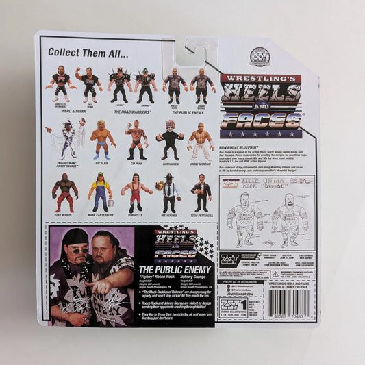 2025 Zombie Sailor's Toys Wrestling's Heels & Faces Public Enemy: Johnny Grunge & Rocco Rock