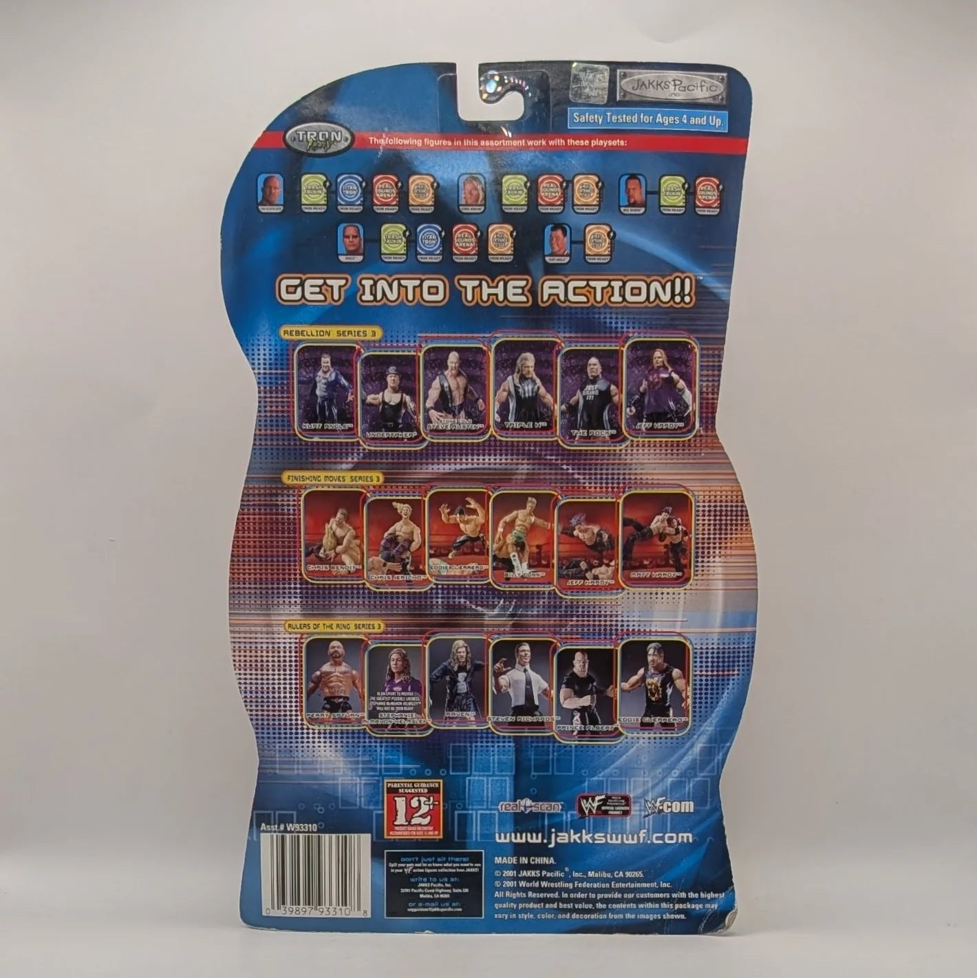 2000 WWF Jakks Pacific Titantron Live Ringside Chaos Series 2 Chris Jericho