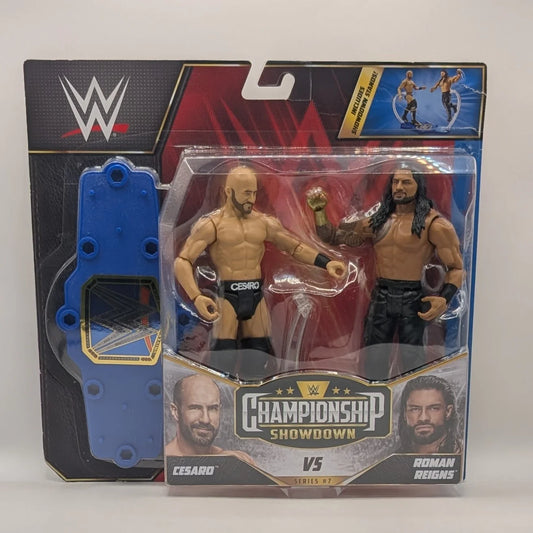 2021 WWE Mattel Basic Championship Showdown Series 7 Cesaro vs. Roman Reigns