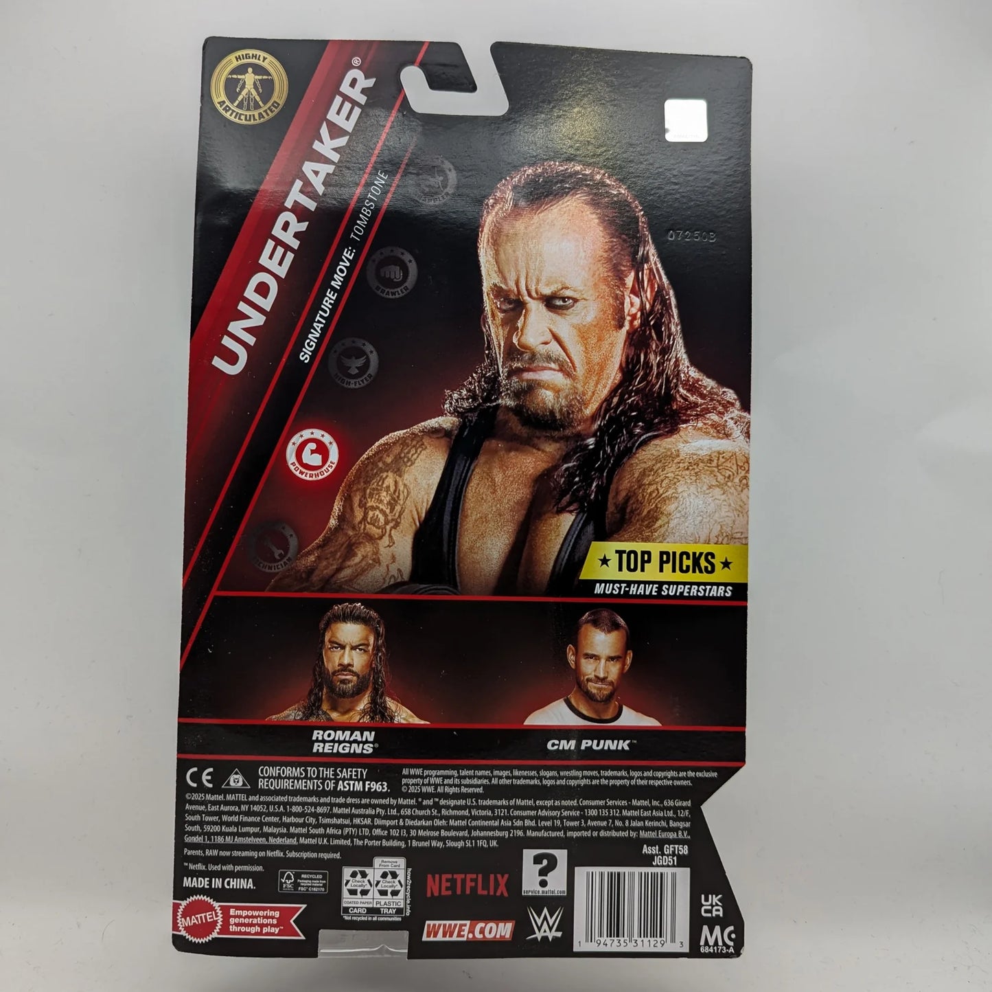 2025 WWE Mattel Main Event Series Top Picks Undertaker
