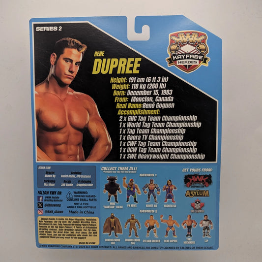 2025 KWK Kayfabe Heroes Series 2 Rene Dupree [Variant B]