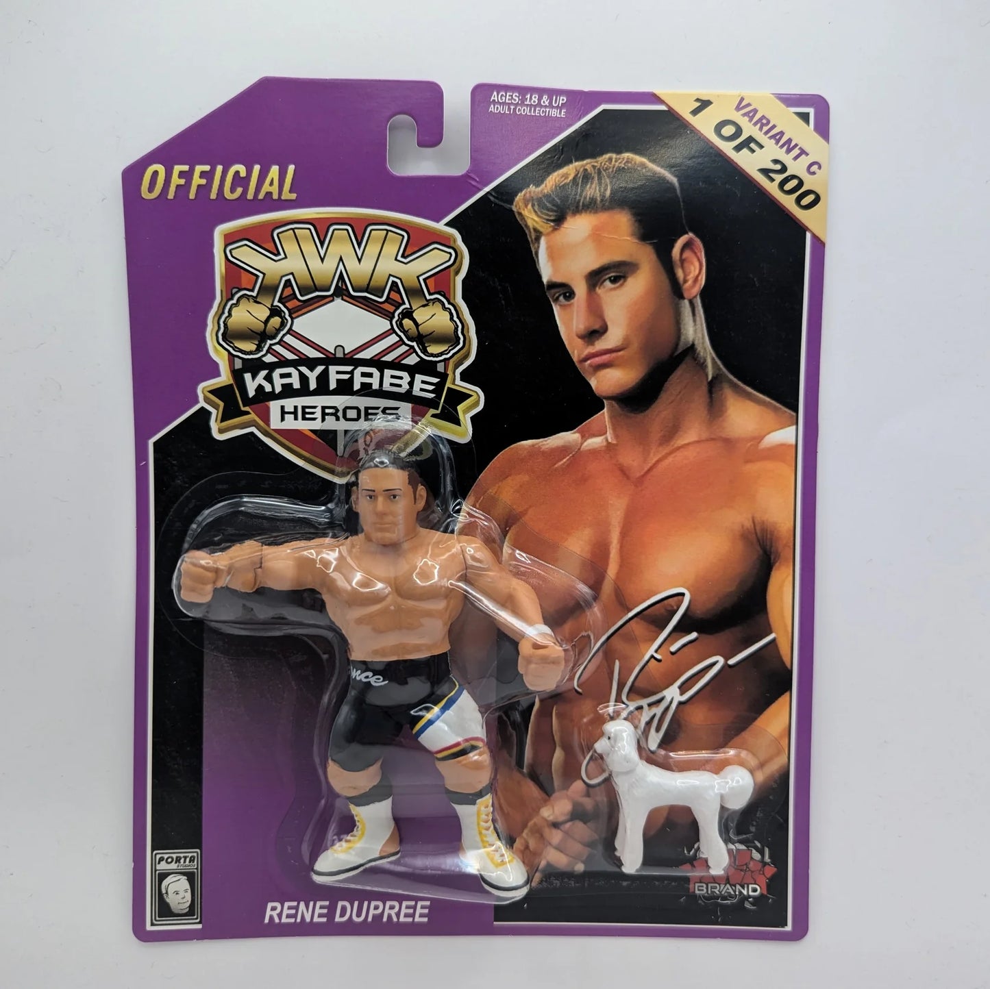 2025 KWK Kayfabe Heroes Series 2 Rene Dupree [Variant C]