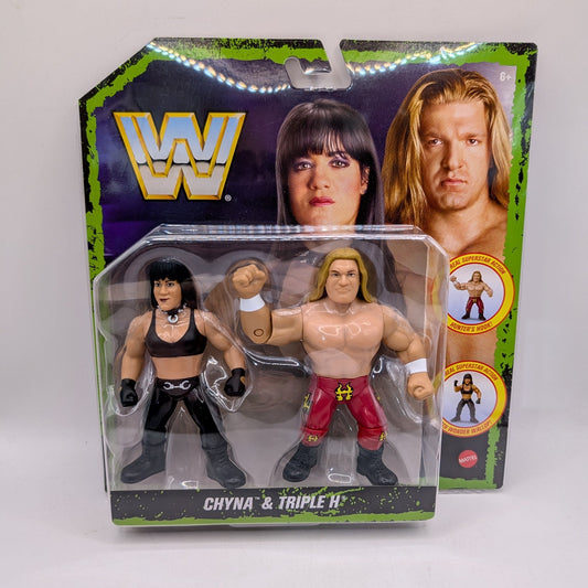 2024 WWE Mattel Ringside Exclusive DX Official Retro Tag Team: Chyna & Triple H