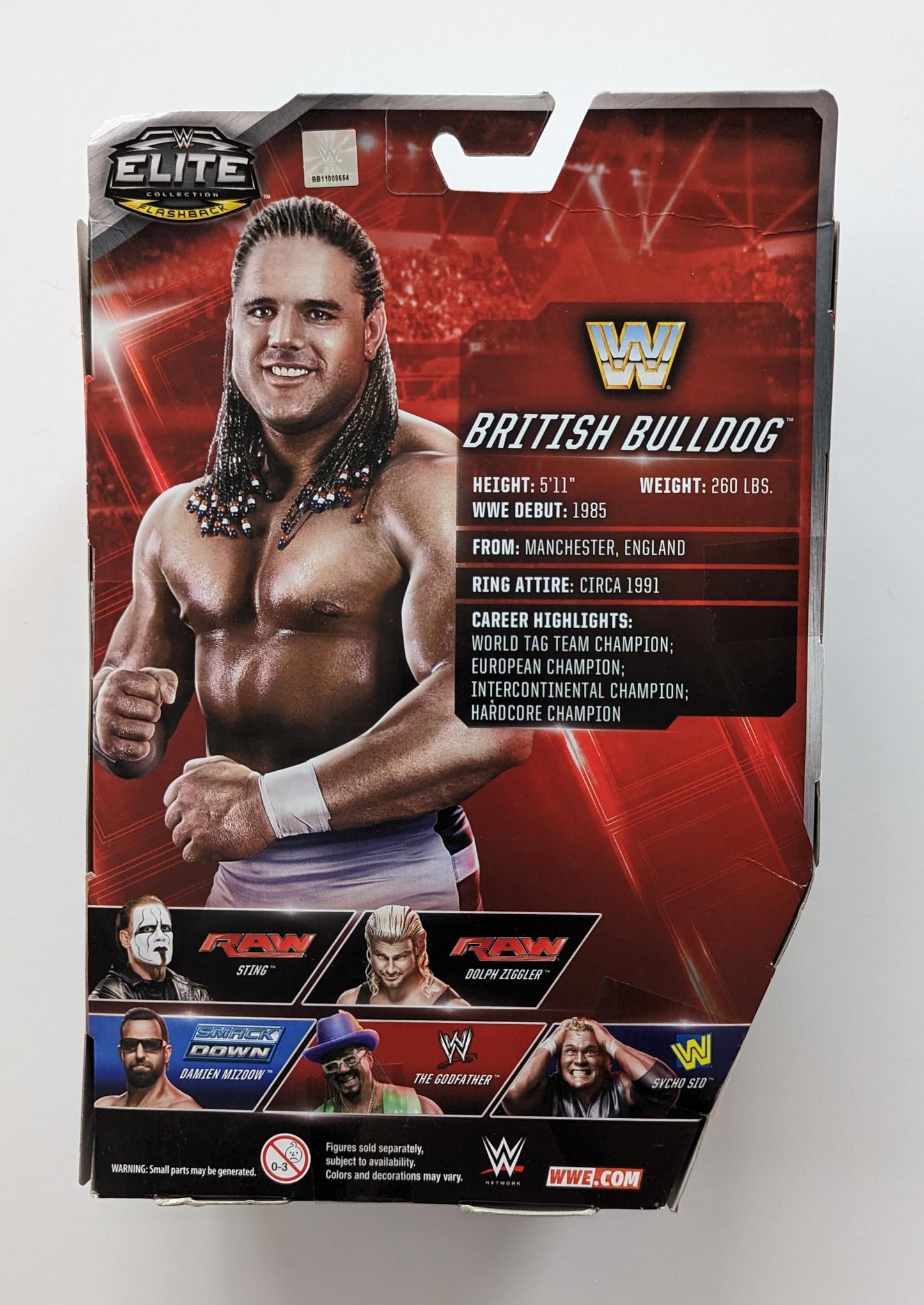 2015 WWE Mattel Elite Collection Series 39 British Bulldog