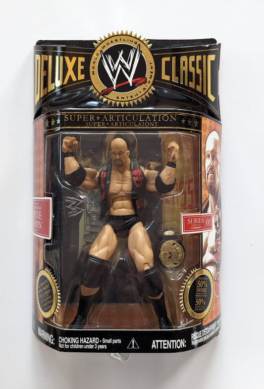 2006 WWE Jakks Pacific Deluxe Classic Superstars Series 1 "Stone Cold" Steve Austin