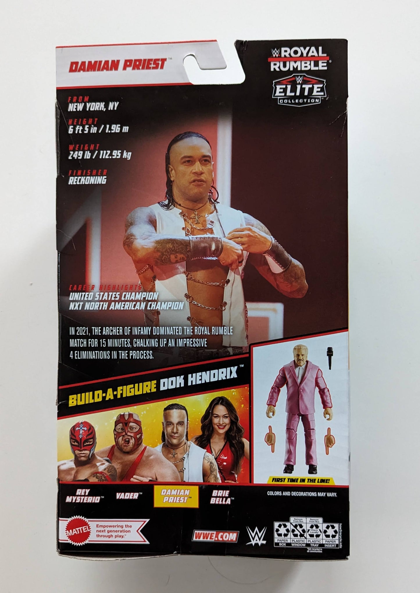 2022 WWE Mattel Elite Collection Royal Rumble Series 4 Damien Priest [Exclusive]