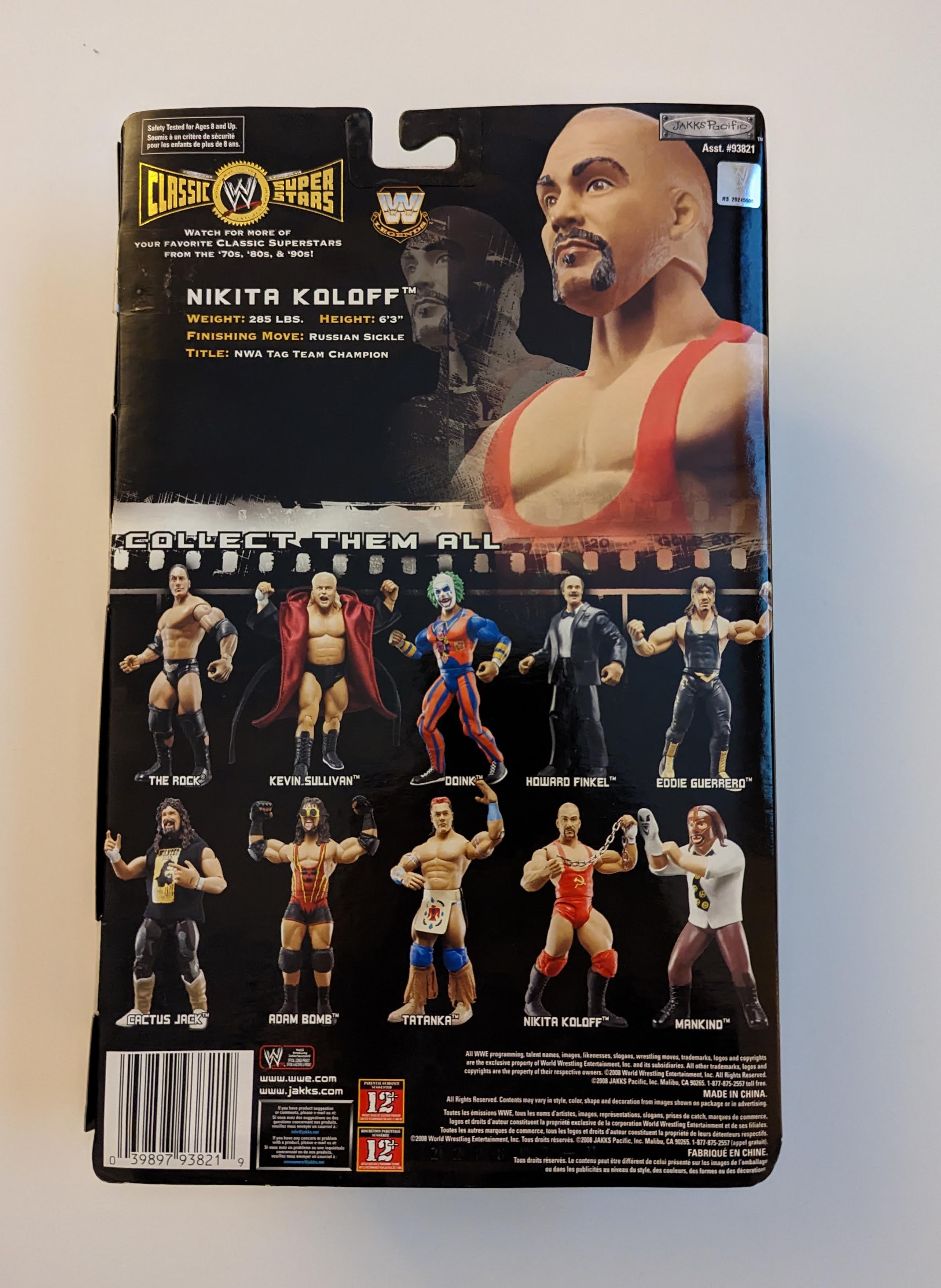 2008 WWE Jakks Pacific Classic Superstars Series 19 Nikita Koloff