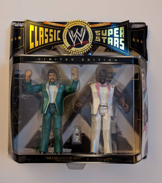 2007 WWE Jakks Pacific Classic Superstars 2-Packs Series 5 "Million Dollar Man" Ted Dibiase & Virgil