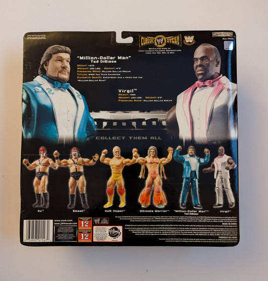 2007 WWE Jakks Pacific Classic Superstars 2-Packs Series 5 "Million Dollar Man" Ted Dibiase & Virgil