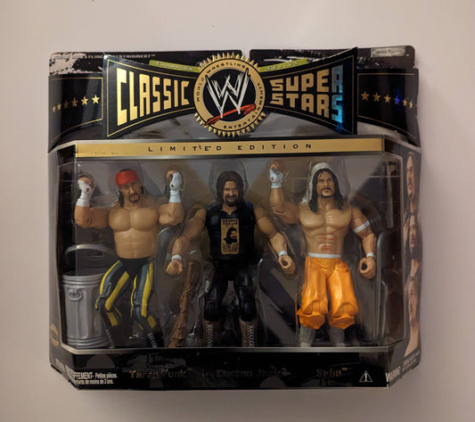 2007 WWE Jakks Pacific Classic Superstars 3-Packs Series 7 Terry Funk, Cactus Jack & Sabu