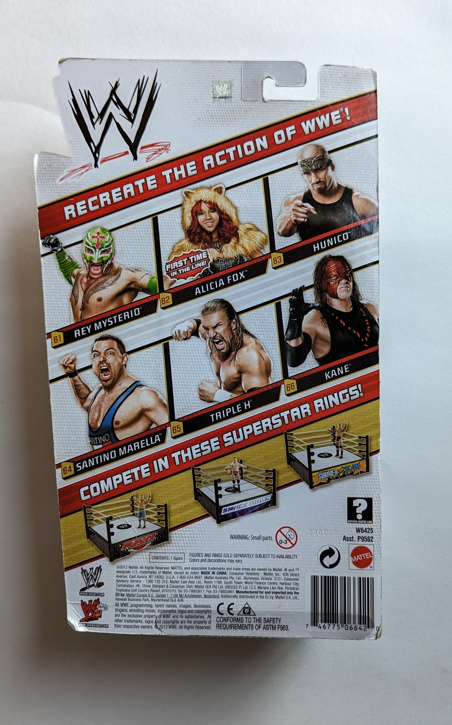 2012 WWE Mattel Basic Series 23 #66 Kane