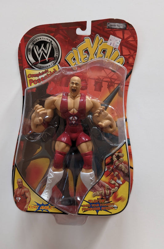 2002 WWE Jakks Pacific Flex 'Ems Series 1 Kurt Angle