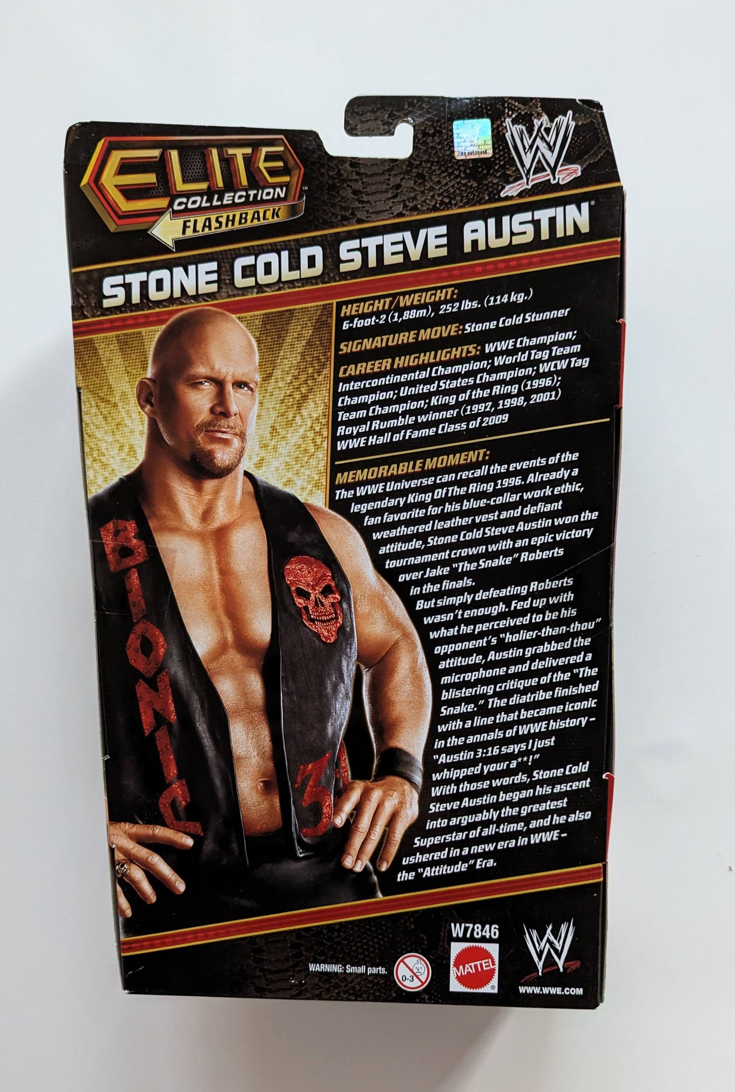 2012 WWE Mattel Elite Collection Ringside Exclusive Stone Cold Steve Austin [Texas Rattlesnake]