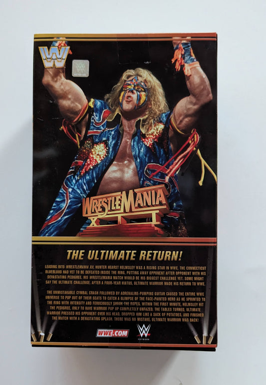 2021 WWE Mattel Elite Collection Ringside Exclusive "WrestleMania XII" Ultimate Warrior