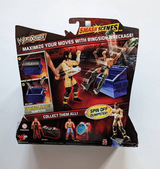 2011 WWE Mattel Flex Force Smash Scenes Hook Throwin' CM Punk