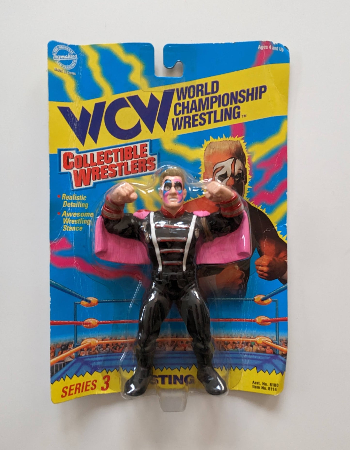 1996 WCW OSFTM Collectible Wrestlers [LJN Style] Series 3 Sting