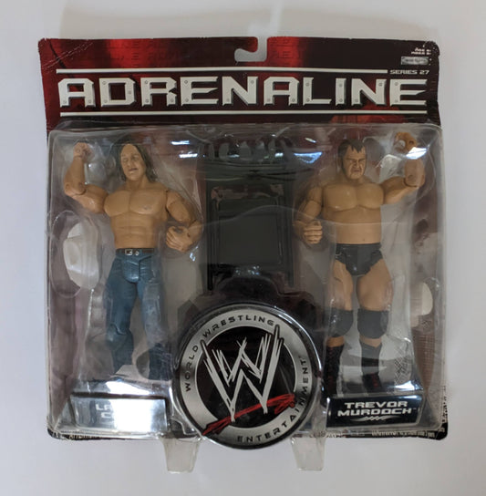 2007 WWE Jakks Pacific Adrenaline Series 27 Lance Cade & Trevor Murdoch