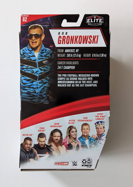 2021 WWE Mattel Elite Collection Series 82 Rob Gronkowski