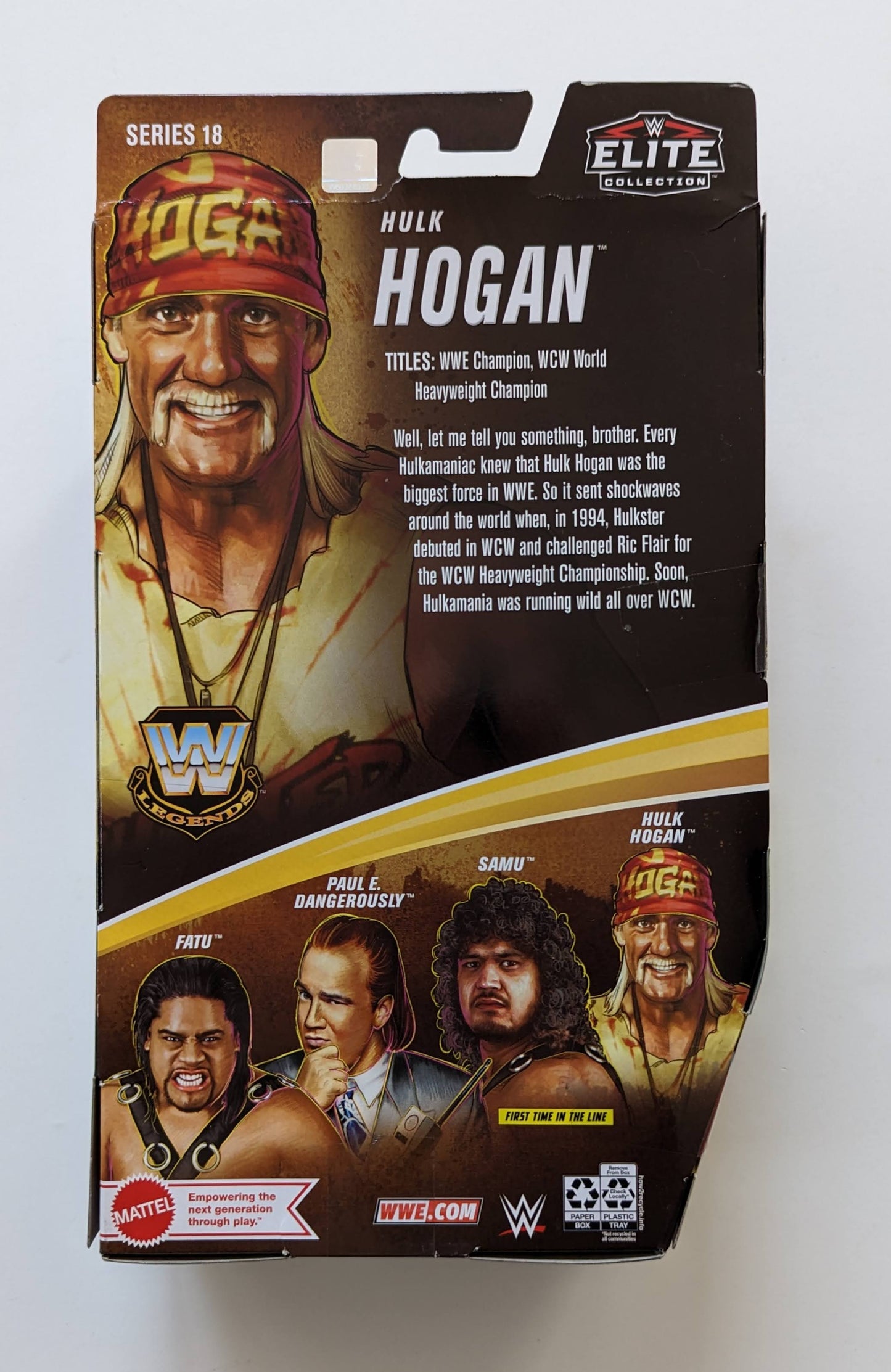 WWE Elite Legends 18 Photo Reveals: Samoan Swat Team, Paul E. Dangerously,  Hulk Hogan – Wrestling Figure News