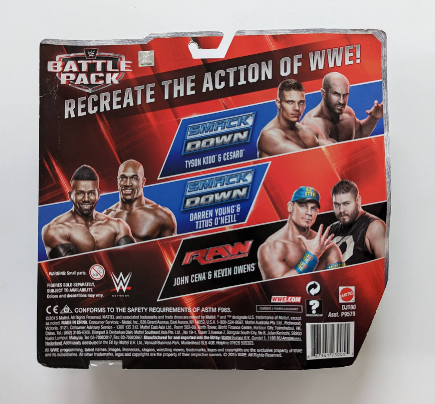 2016 WWE Mattel Basic Battle Packs Series 39 Darren Young & Titus O'Neil