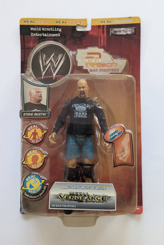 2002 WWE Jakks Pacific R-3 Tech Series 3 "Mat Fighters" Stone Cold Steve Austin