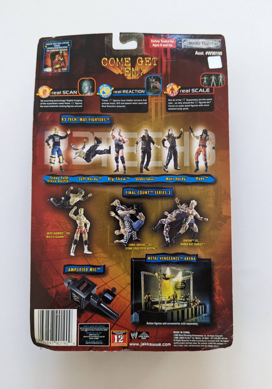 2002 WWE Jakks Pacific R-3 Tech Series 3 "Mat Fighters" Stone Cold Steve Austin