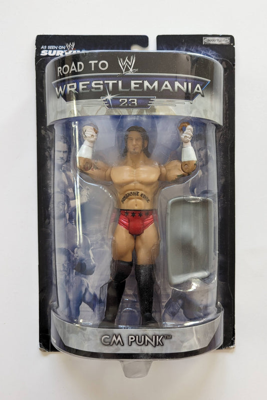 2007 WWE Jakks Pacific Ruthless Aggression Road to WrestleMania 23 Series 2 CM Punk