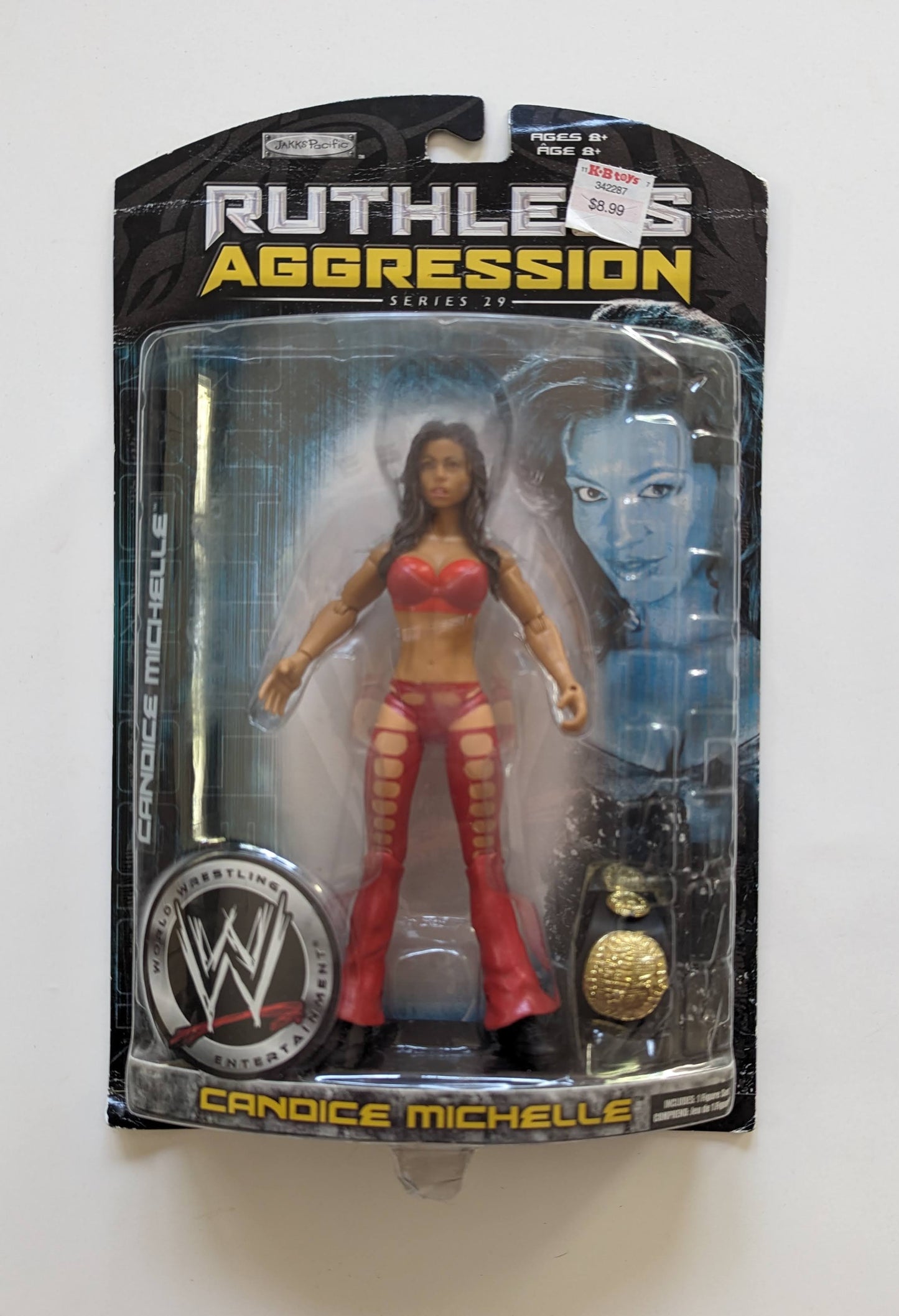 2007 WWE Jakks Pacific Ruthless Aggression Series 29 Candice Michelle