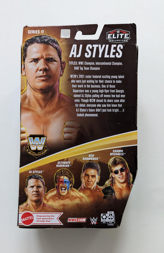 2022 WWE Mattel Elite Collection Legends Series 17 AJ Styles [Exclusive]