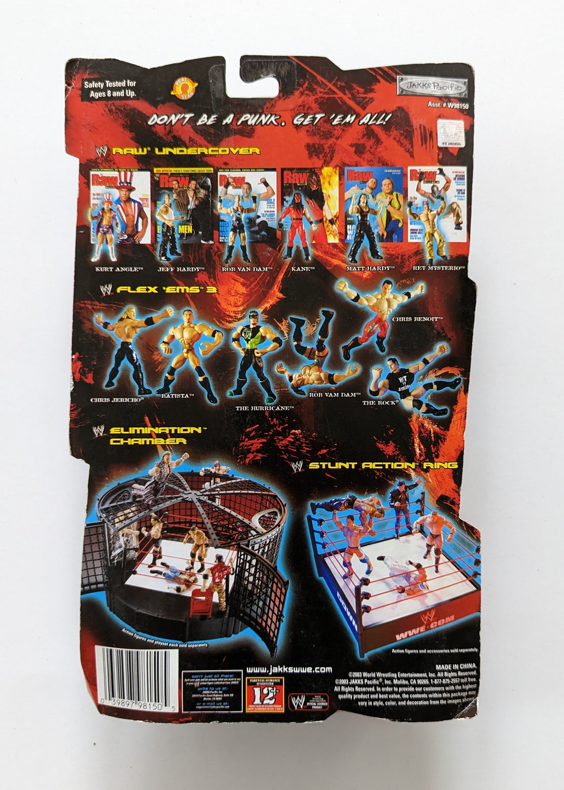 2003 WWE Jakks Pacific Ruthless Aggression Series 4 Chris Benoit ...