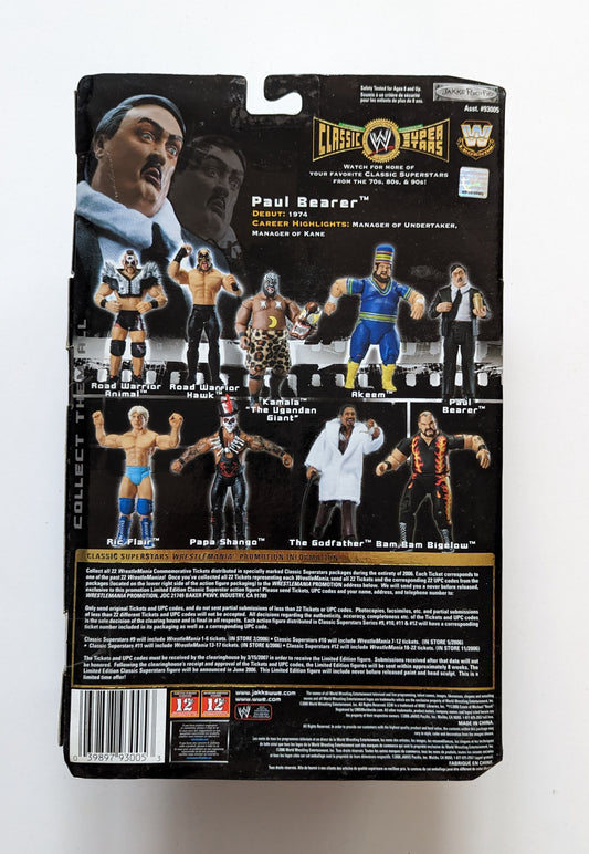 2006 WWE Jakks Pacific Classic Superstars Series 9 Paul Bearer [With Necktie]