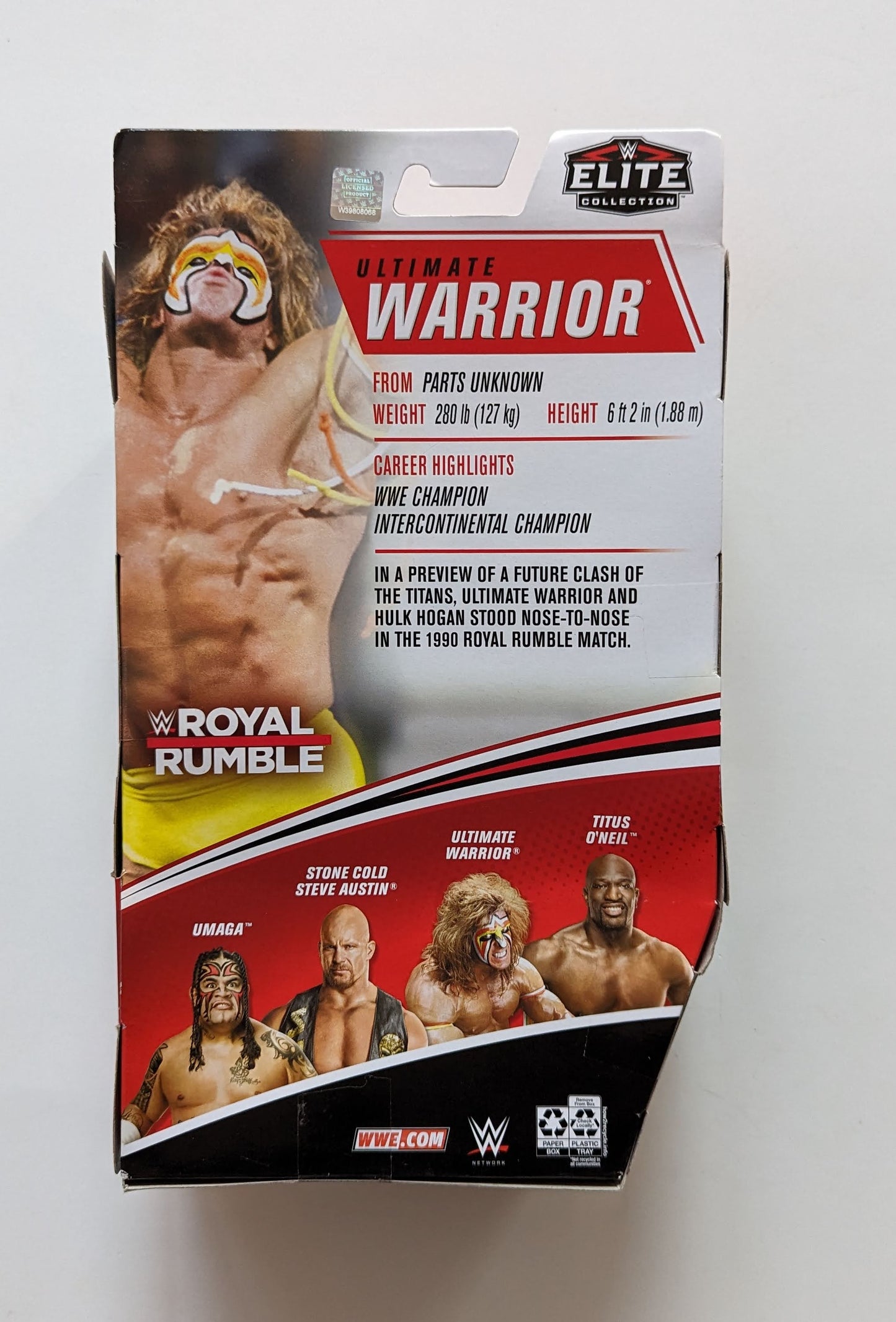 2021 WWE Mattel Elite Collection Royal Rumble Series 2 Ultimate Warrior [Exclusive]