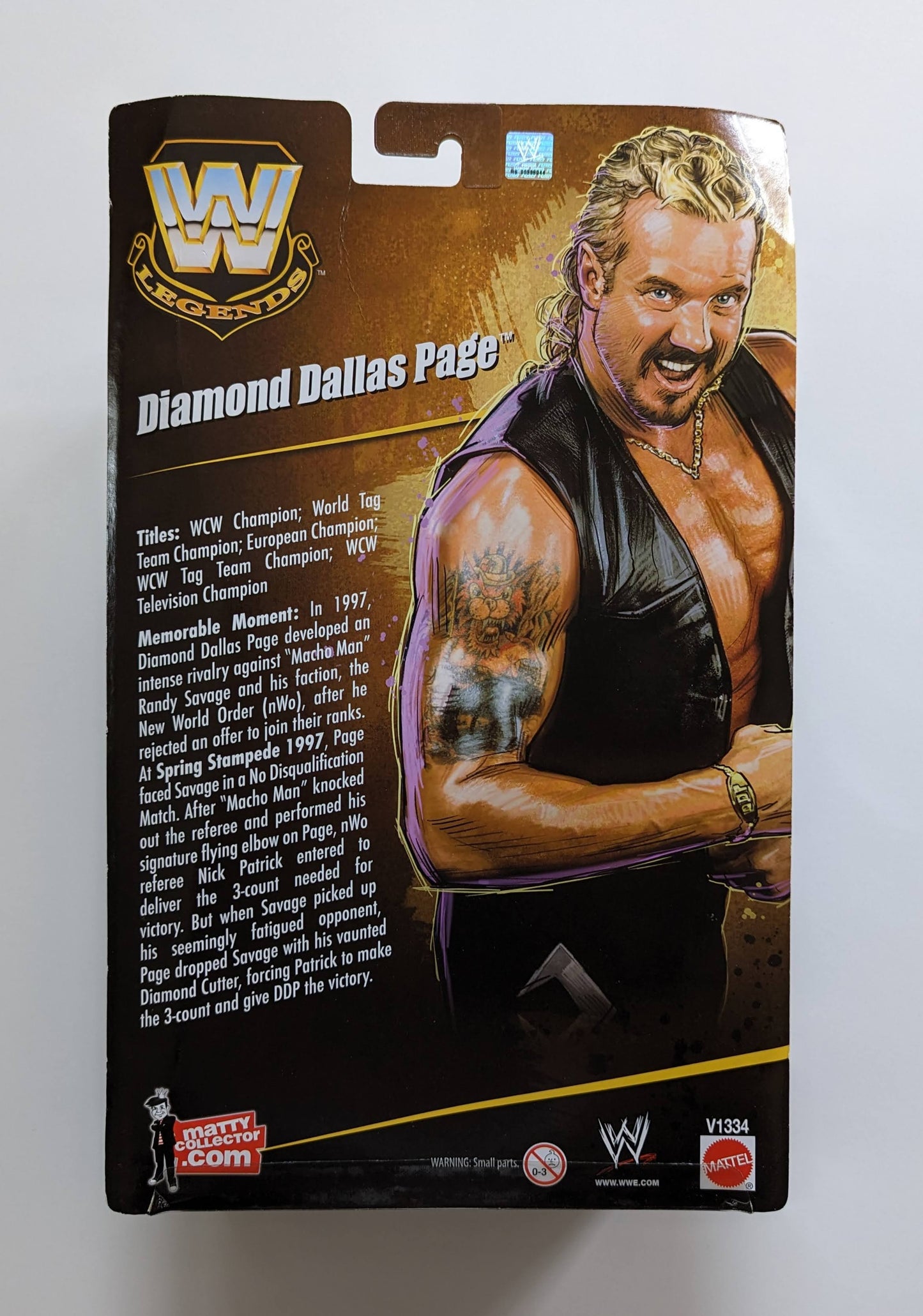 2012 WWE Mattel Elite Collection Legends Matty Collector Exclusive Diamond Dallas Page