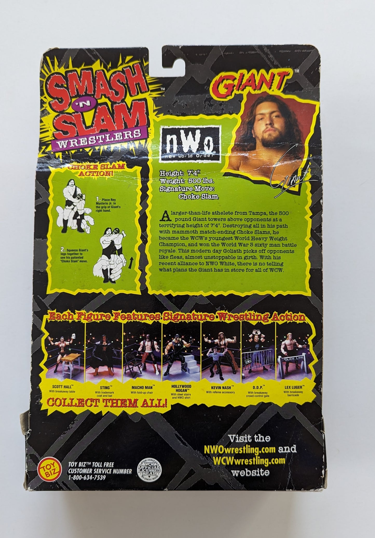 1999 WCW Toy Biz Smash 'N' Slam Giant [With Rey Mysterio]