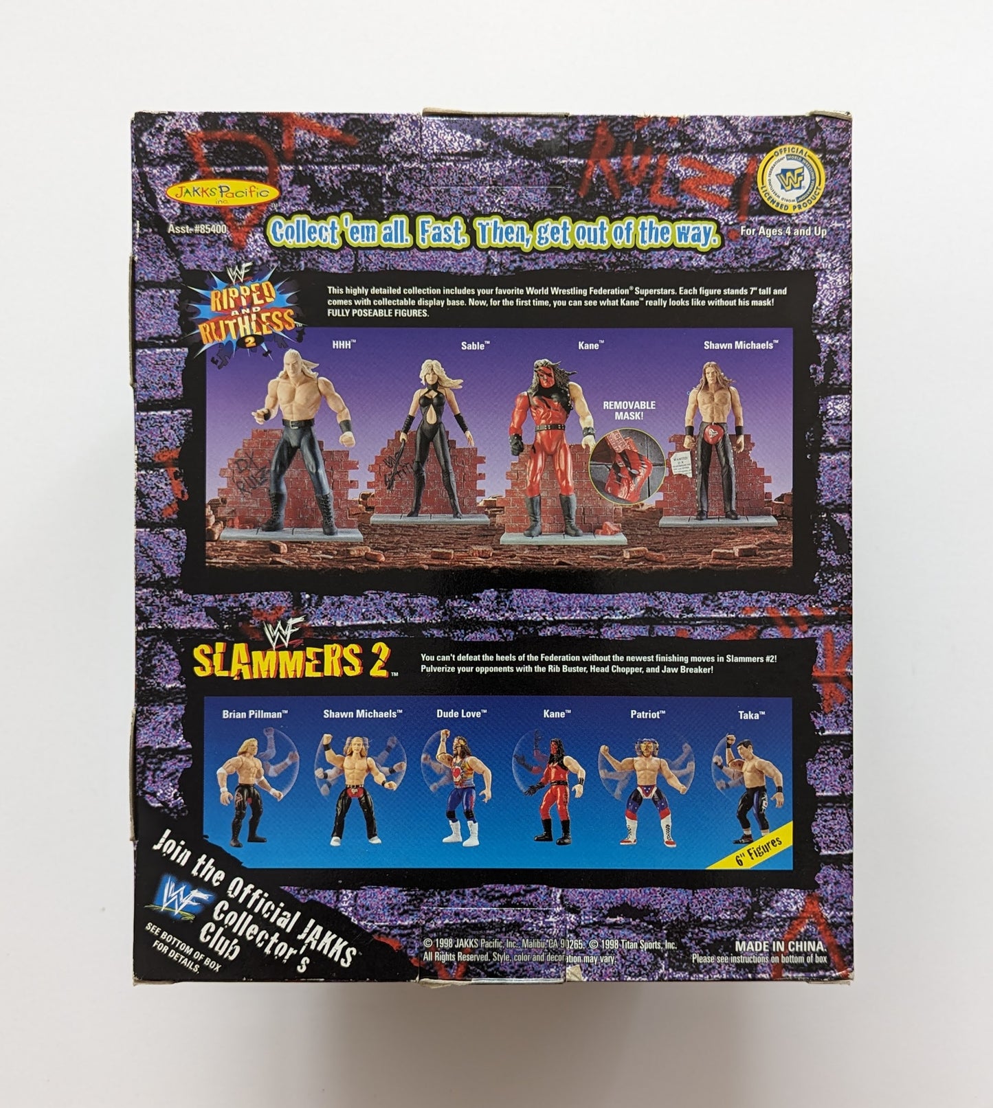 1998 WWF Jakks Pacific Ripped & Ruthless Series 2 Sable